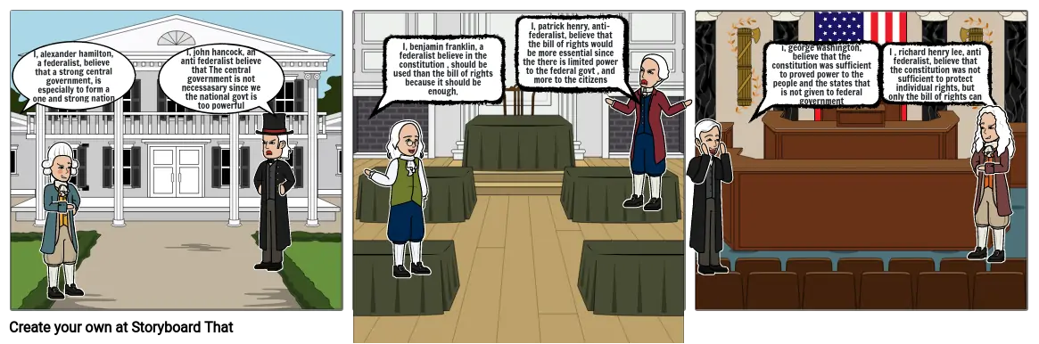 Federalist/ Anti-Federalist Storyboard