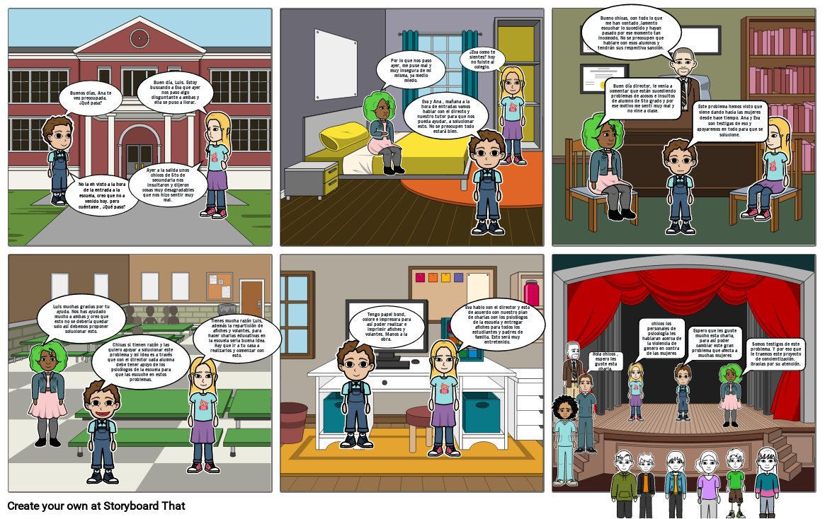 Violencia de genero Storyboard by 1e8cd3a1
