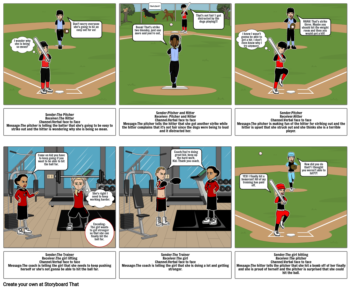 The Baseball Game Storyboard by 1f7bab12