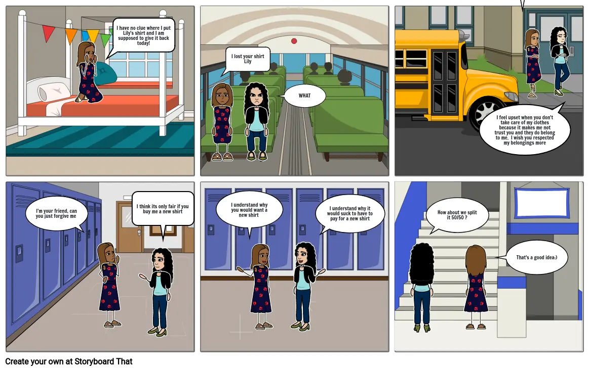 Conflict Resolution Storyboard Assignment