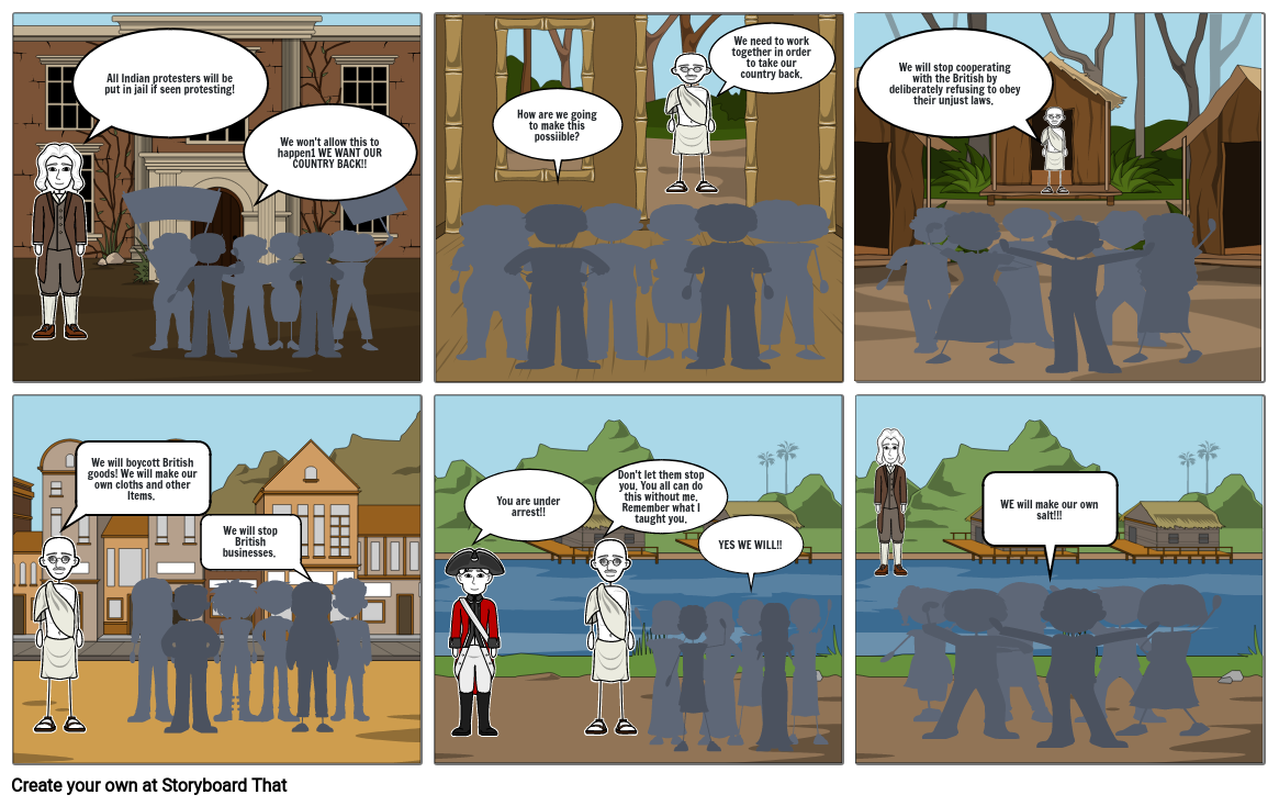 Indian Independence Storyboard by 1fb14342