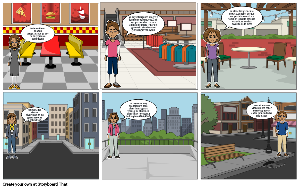 spanish project Storyboard by 1fb3af6f