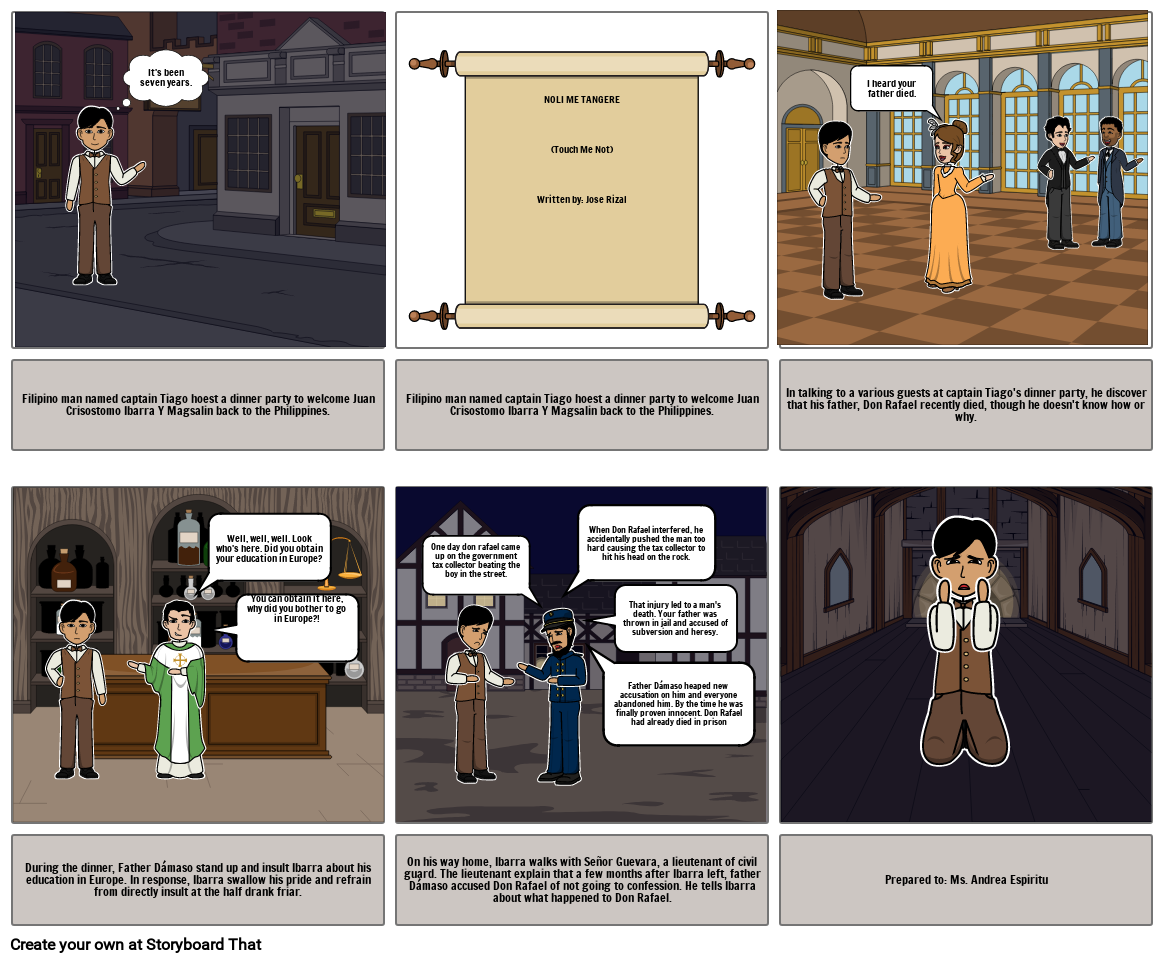 Noli Me Tangere Kabanata Storyboard By Aa E B Vrogue Co