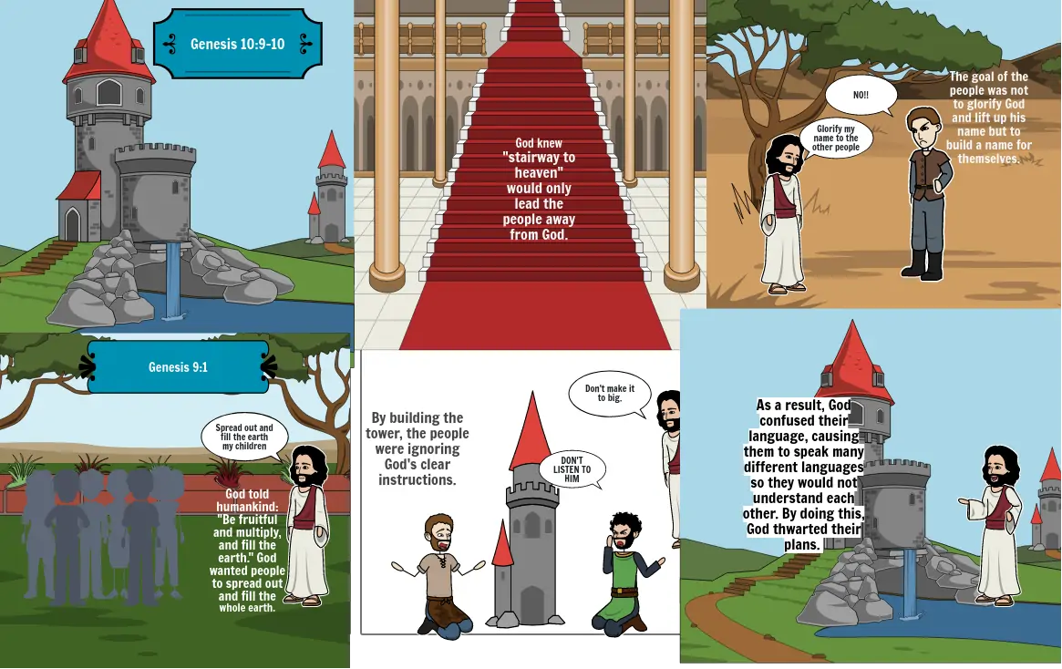 The Tower Of Babel Storyboard By 1fd0dcf1