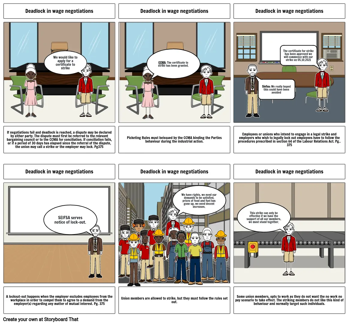 Deadlock in wage negotiations - Board 2