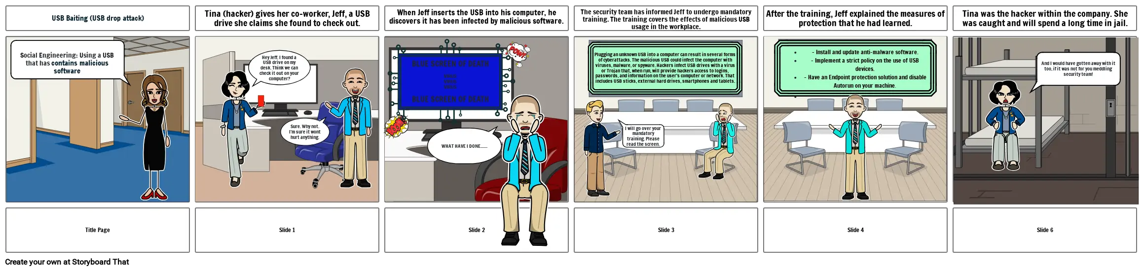 Social Engineering Storyboard