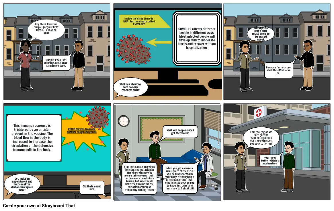 Covid-19 Storyboard