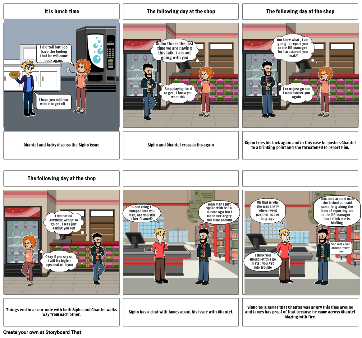Workplace Issues Storyboard Por 203df127 workplace-issues-storyboard-por-203df127