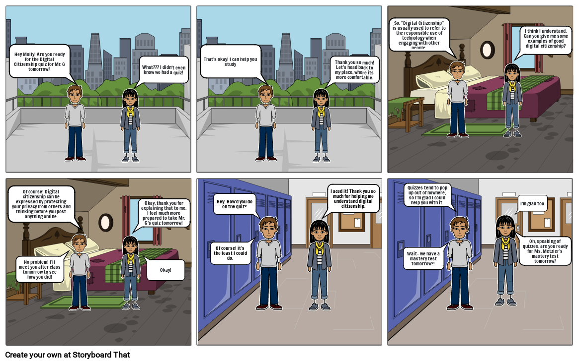 Digital Citizenship Storyboard by 20733fbc