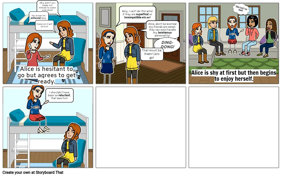 Unit 3 Comic Strip