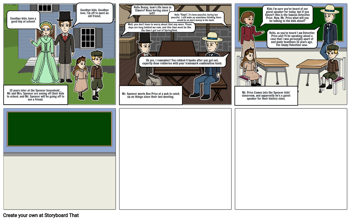 Comic strip for A Retrieved Reformation Storyboard