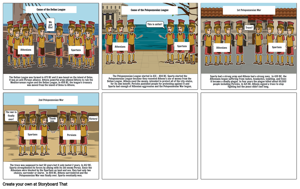 Peloponnesian War Storyboard par 20dd62dc