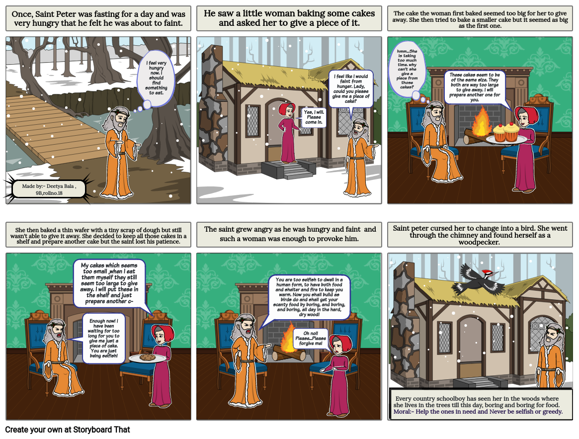 The Legend of Northland Comic Strip Storyboard