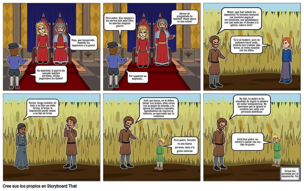 Edad Media Storyboard by 20f9b773