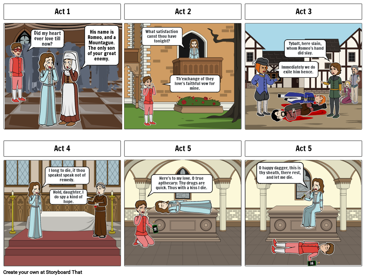 Romeo And Juliet Storyboard By 20fcox 1920