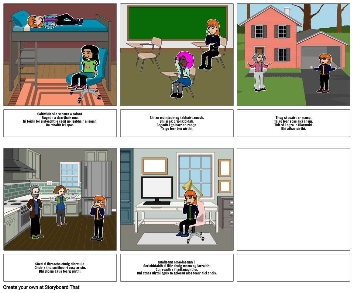 irish story Storyboard by 20seanmurphy