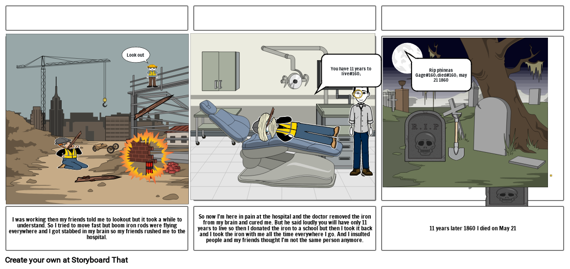 Phinease Gage Storyboard By 210baa5f 3291