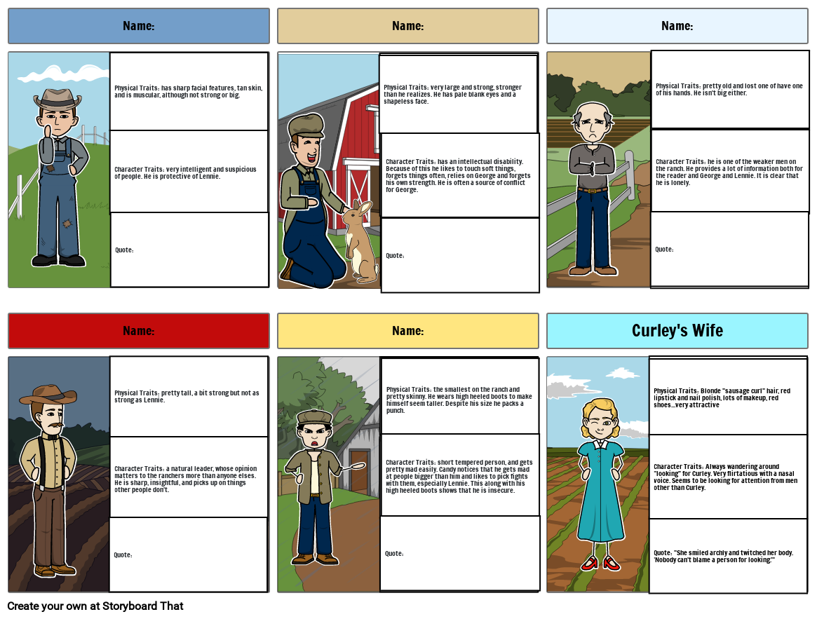 OMAM Character boards