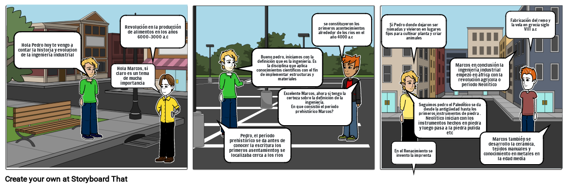 Historieta Marcos Storyboard by 21391b92