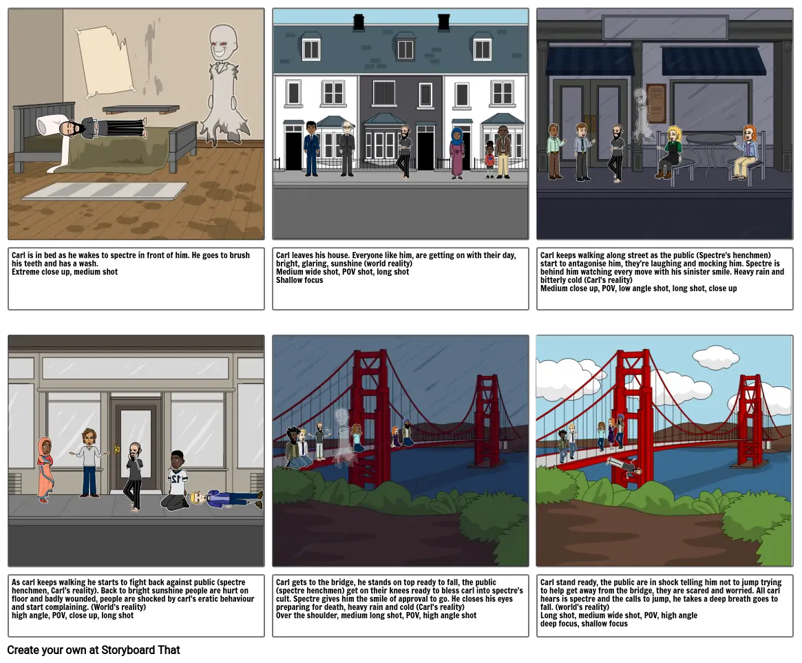 Spectre storyboard