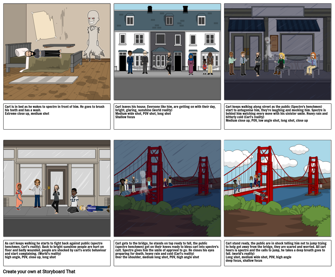 Spectre storyboard