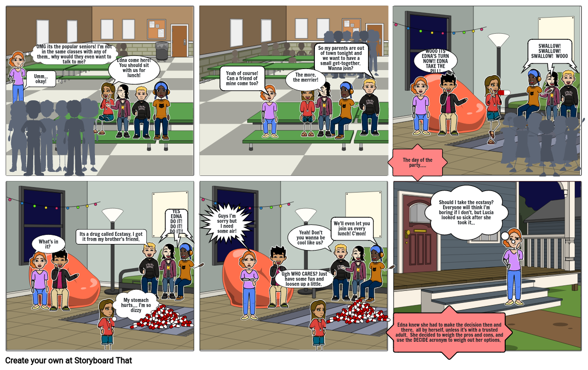 Peer Pressure Storyboard by 218c21aa