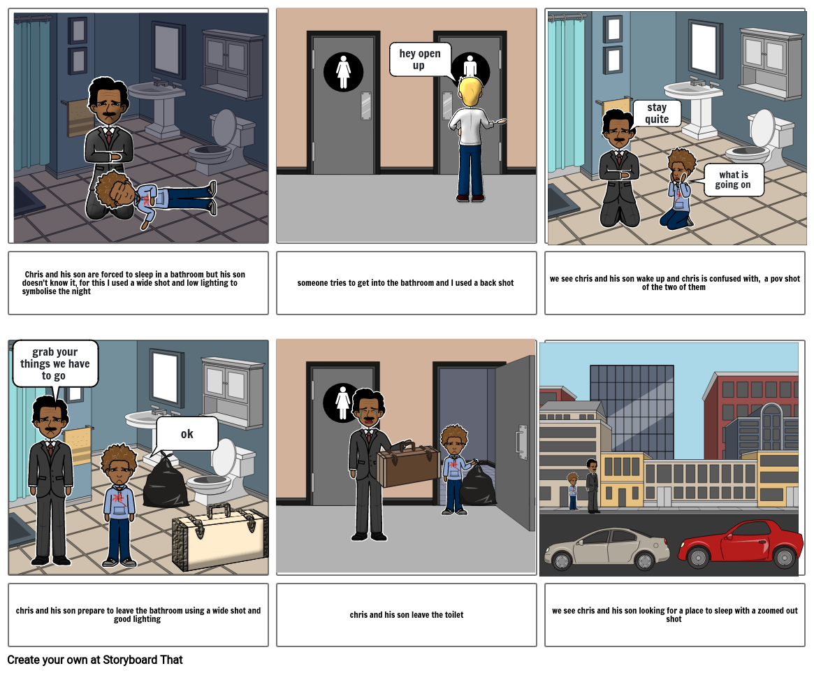 pursuit of happyness Storyboard by 21bda2a6