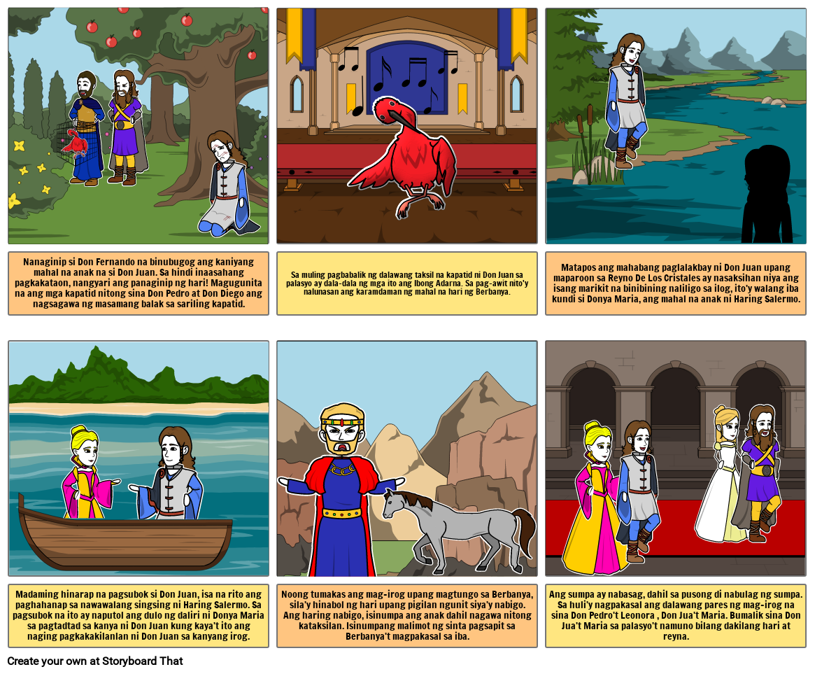 Ibong Adarna Storyboard Por 21e2fa8b