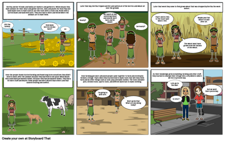 From hunting/gathering to growing food