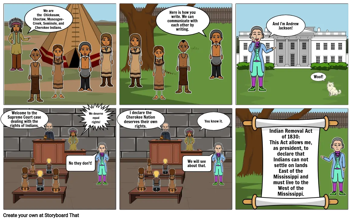 Indian Removal Comic