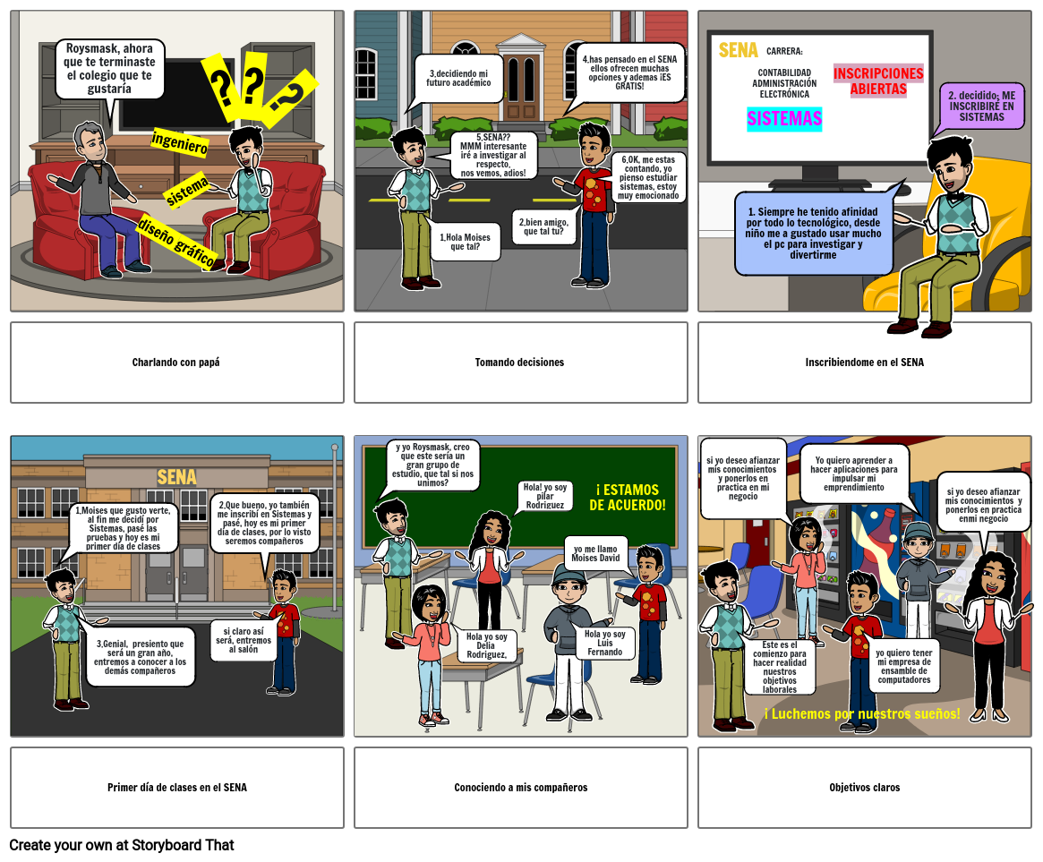 Actividad De Expresión Oral Y Escrita Storyboard 6257