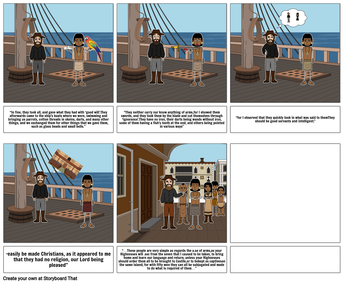 Columbus Storyboard by 223f202e