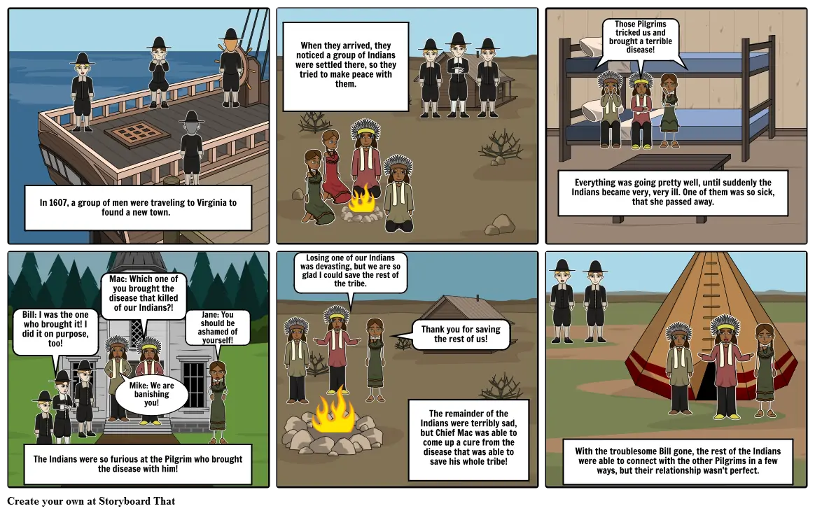 Jamestown: Pilgrims vs. Indians