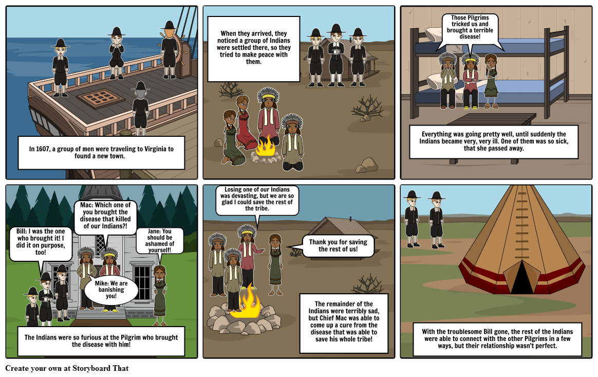 Jamestown Storyboard par 22emmadunakey