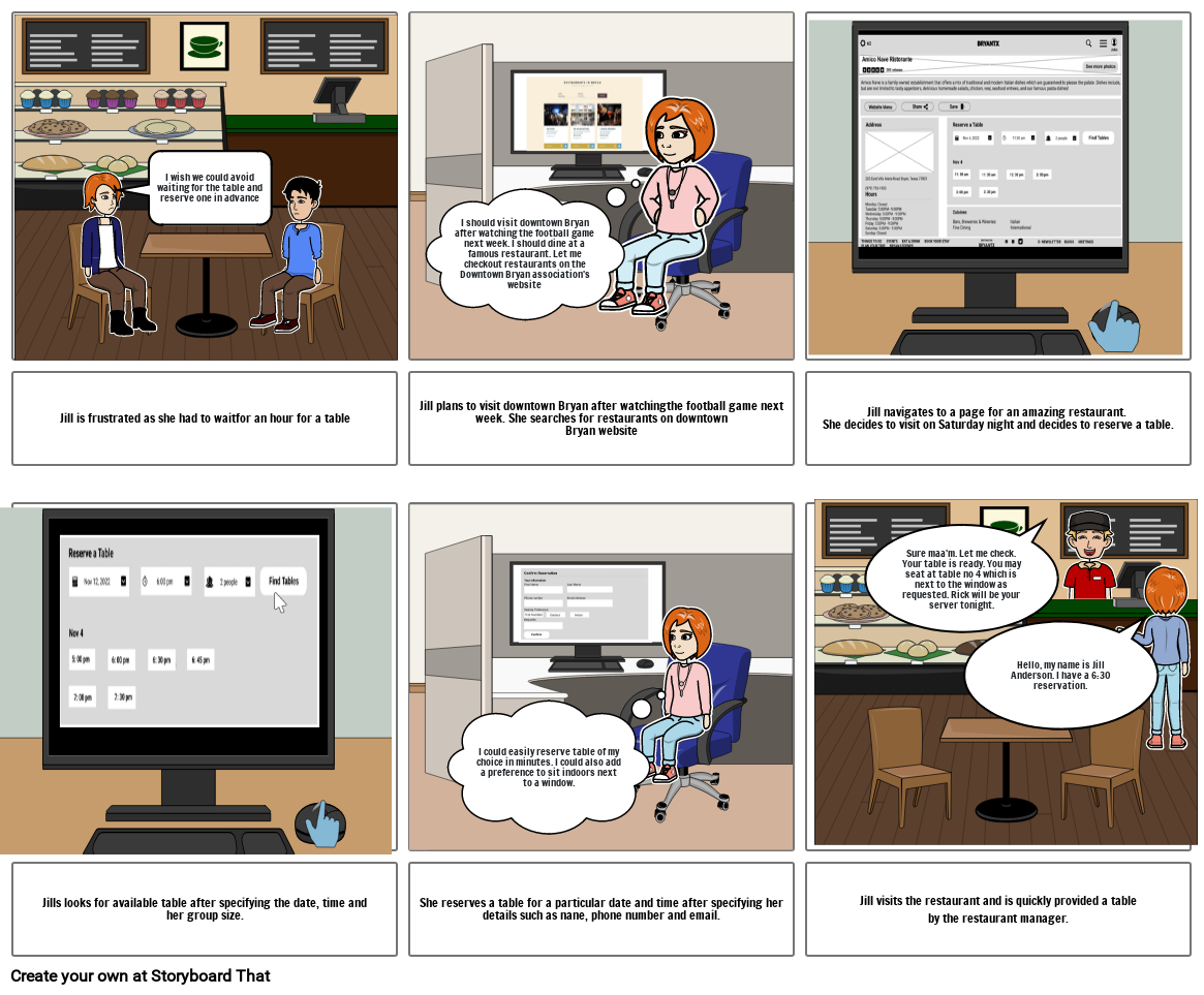 Downtown Bryan Storyboard por 232b3dcd