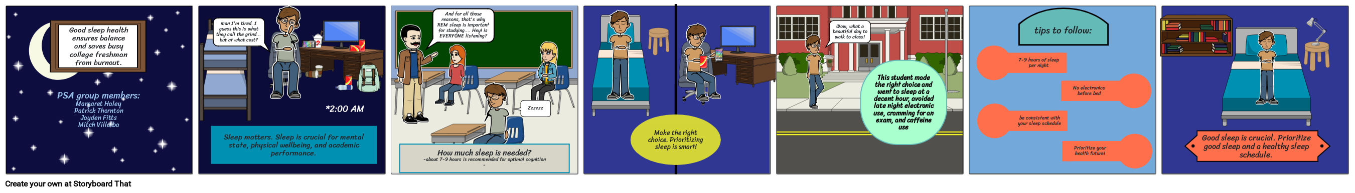 Sleep PSA: Freshman listen up!