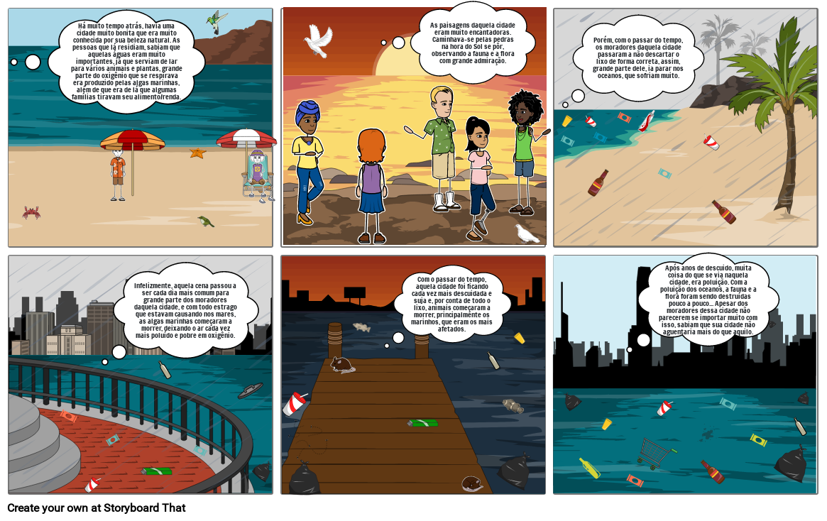 Historia Em Quadrinho Storyboard By 238e3d3e