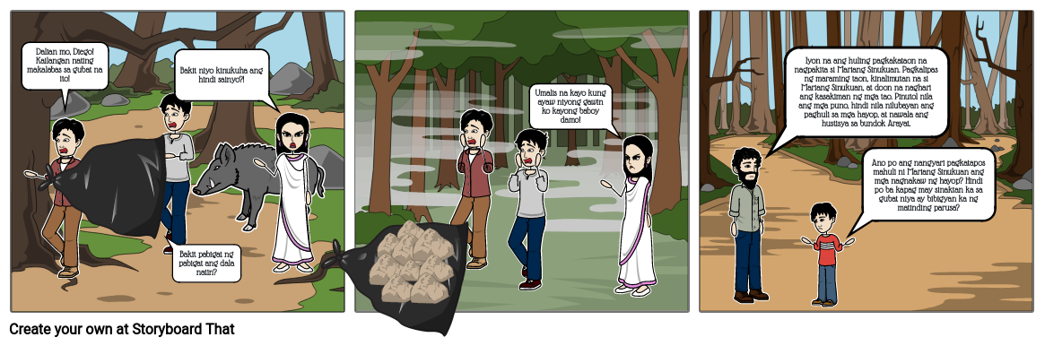 Alamat Ni Mariang Sinukuan Storyboard By 23cbe5d4 5185