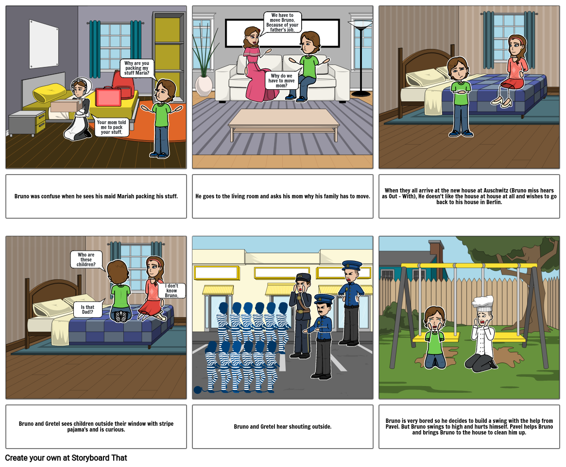 The Boy in the Striped Pajamas Storyboard by 23eb73cb