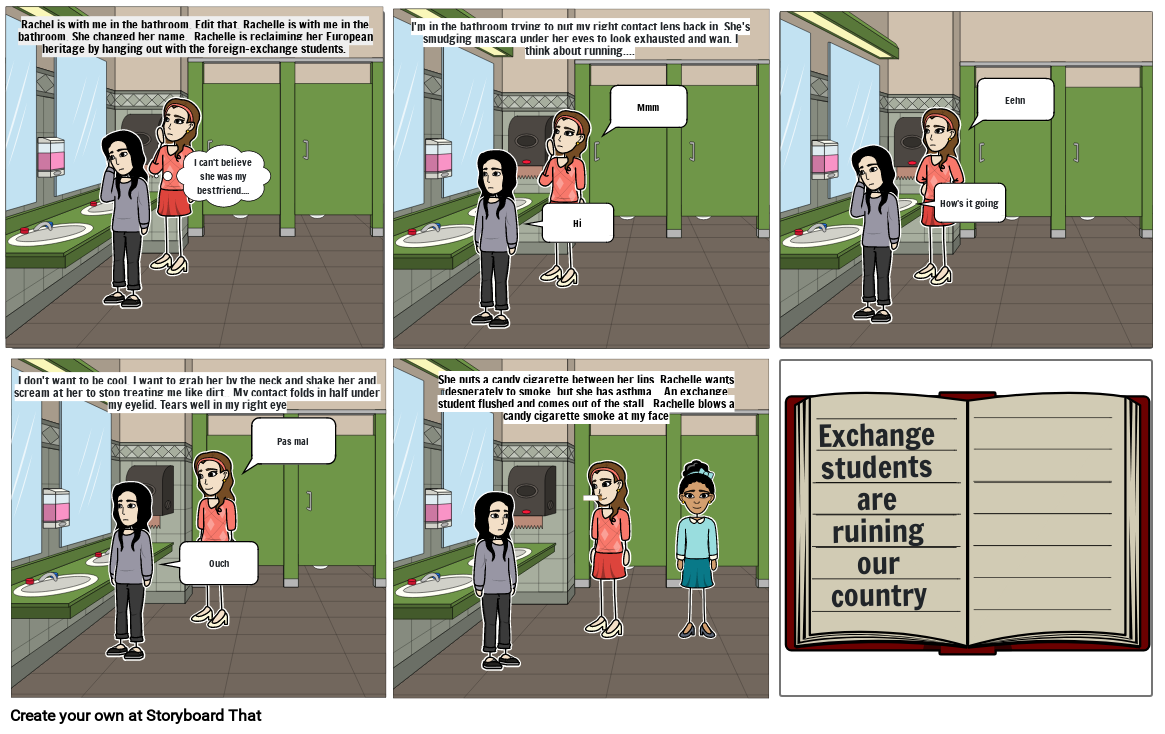 speak comic strip Storyboard by 24272a7c