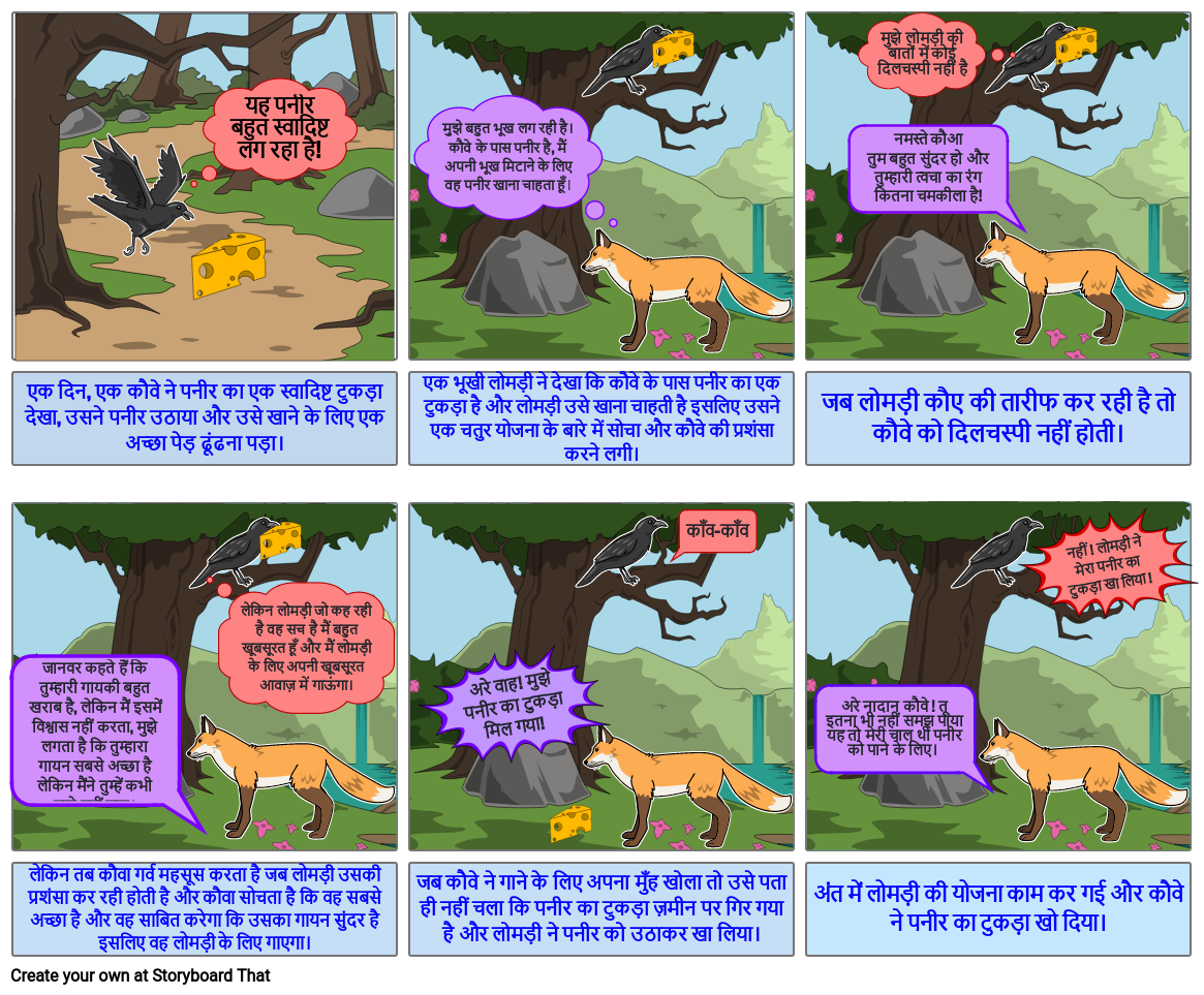 Hindi Multiple Assessment Storyboard By 2450cec9