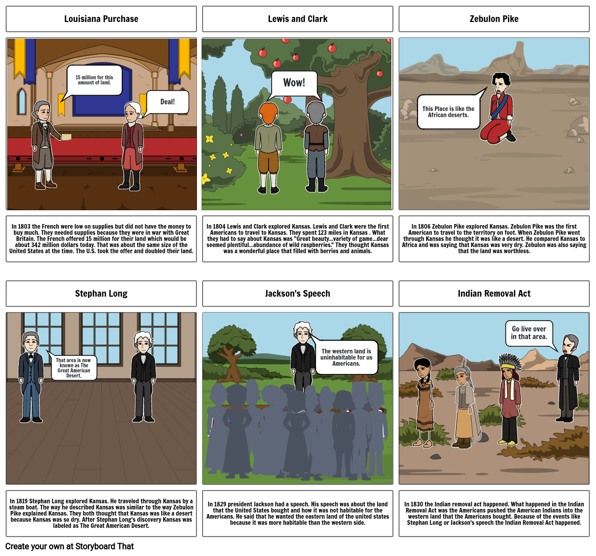 Indian Removal Act story board Storyboard by 246837a1