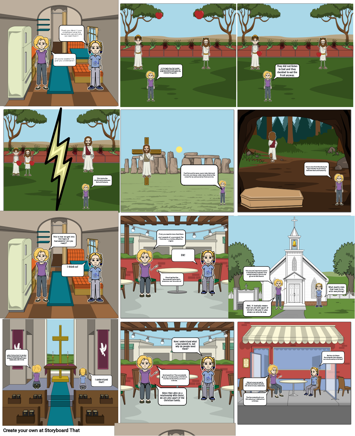 Sacraments Storyboard por 24cstark