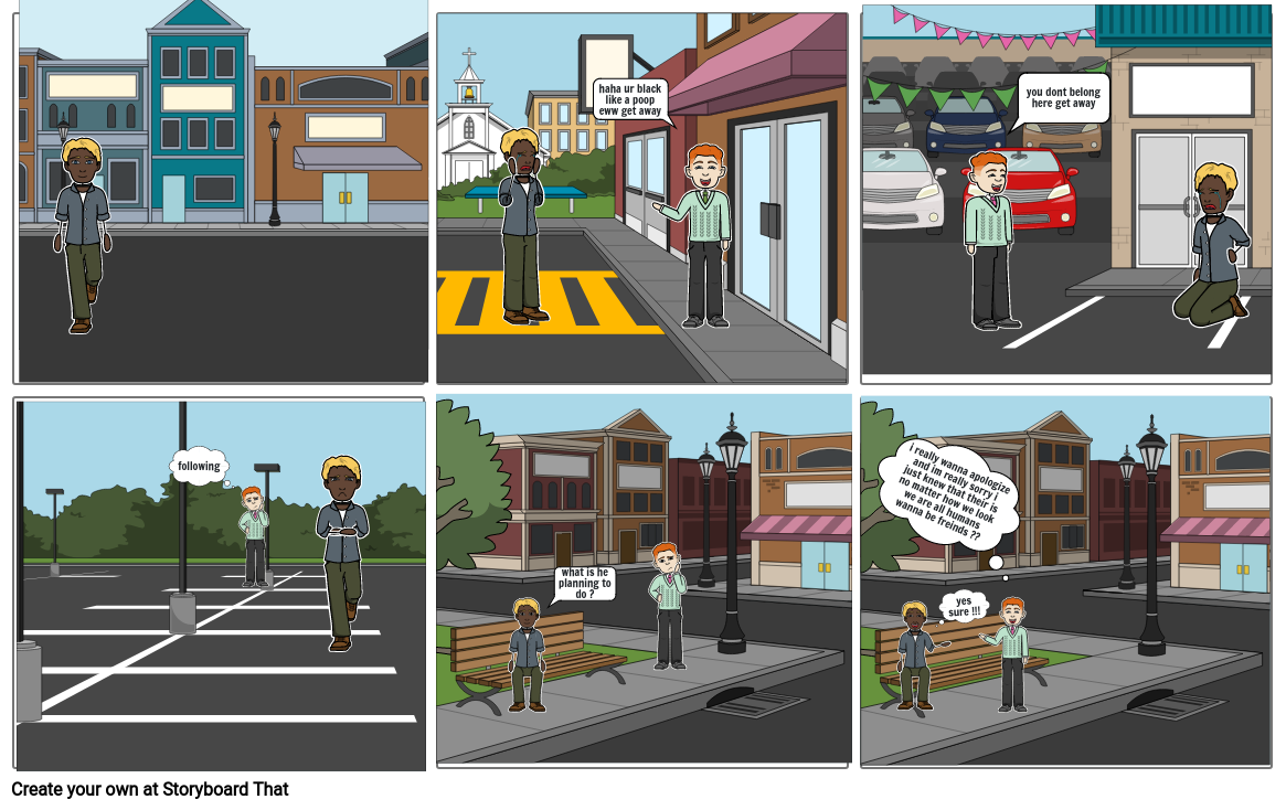 racism Storyboard by 251ed89e