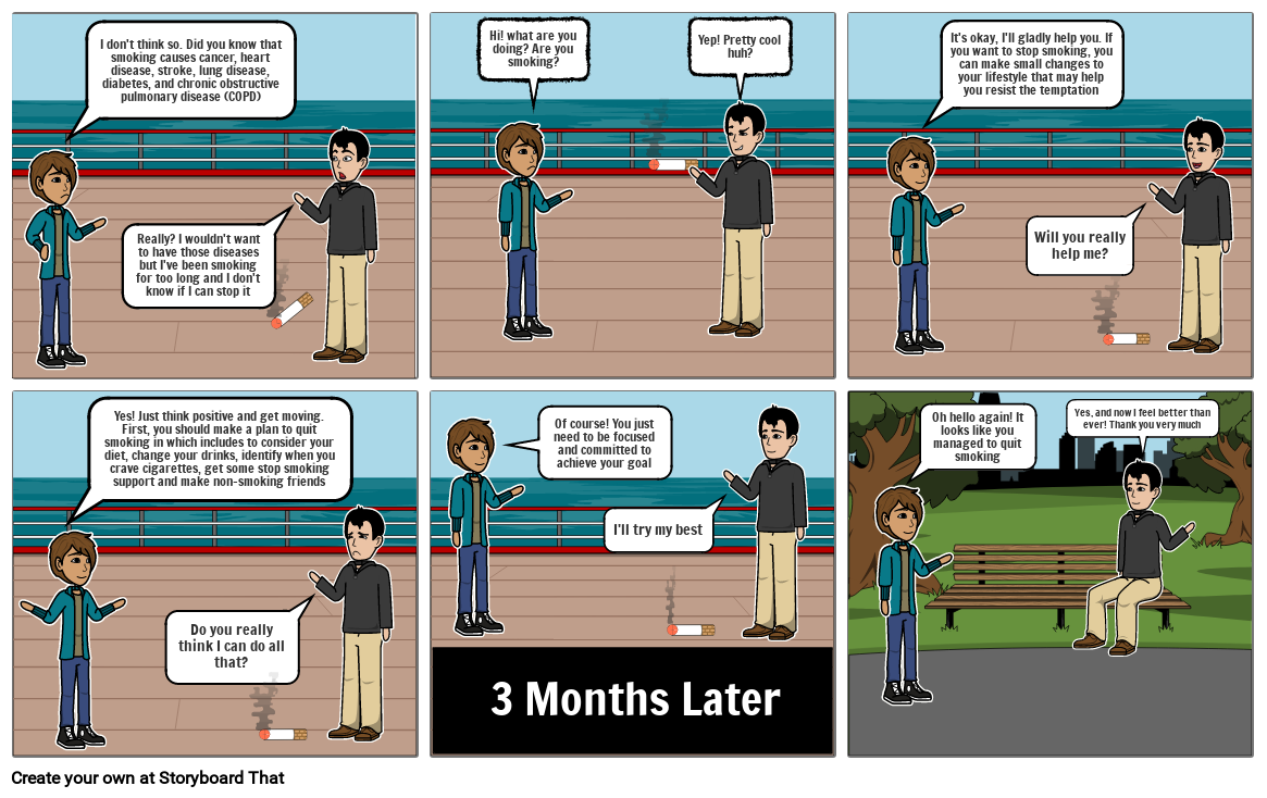 quit smoking Storyboard por 2560723f