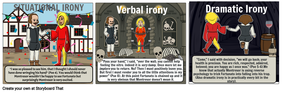 Types Of Irony In &#39;The Cask Of Amontillado&#39;