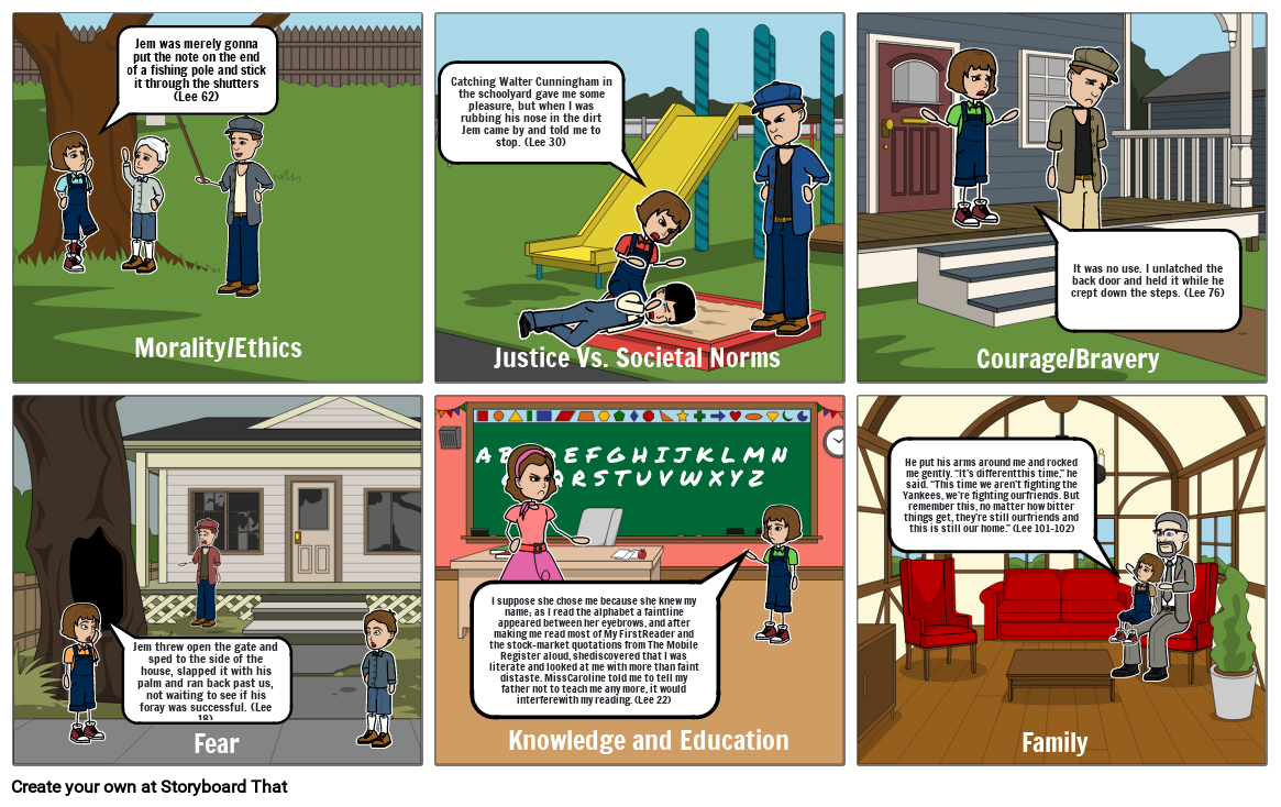 To Kill a MockingbirdHoskinson Storyboard by 25878390