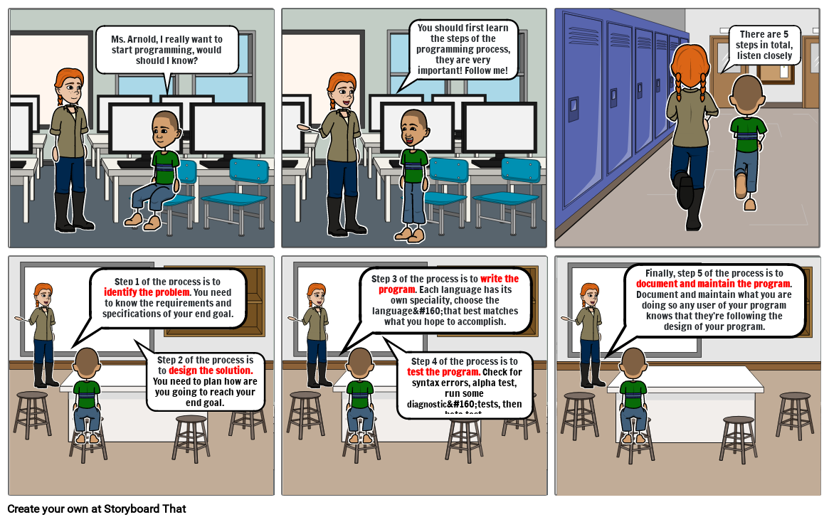 assignment 6 create a storyboard python