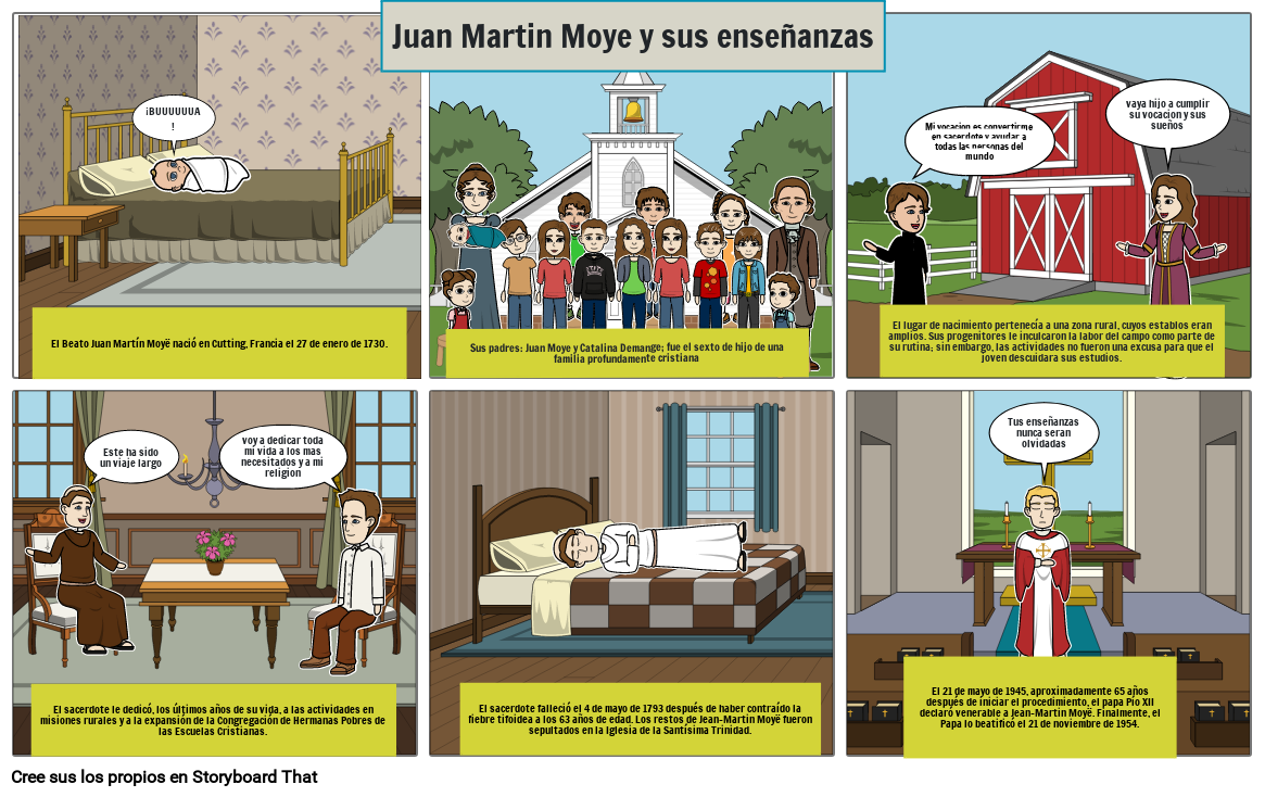 vida de Juan Martin Moye