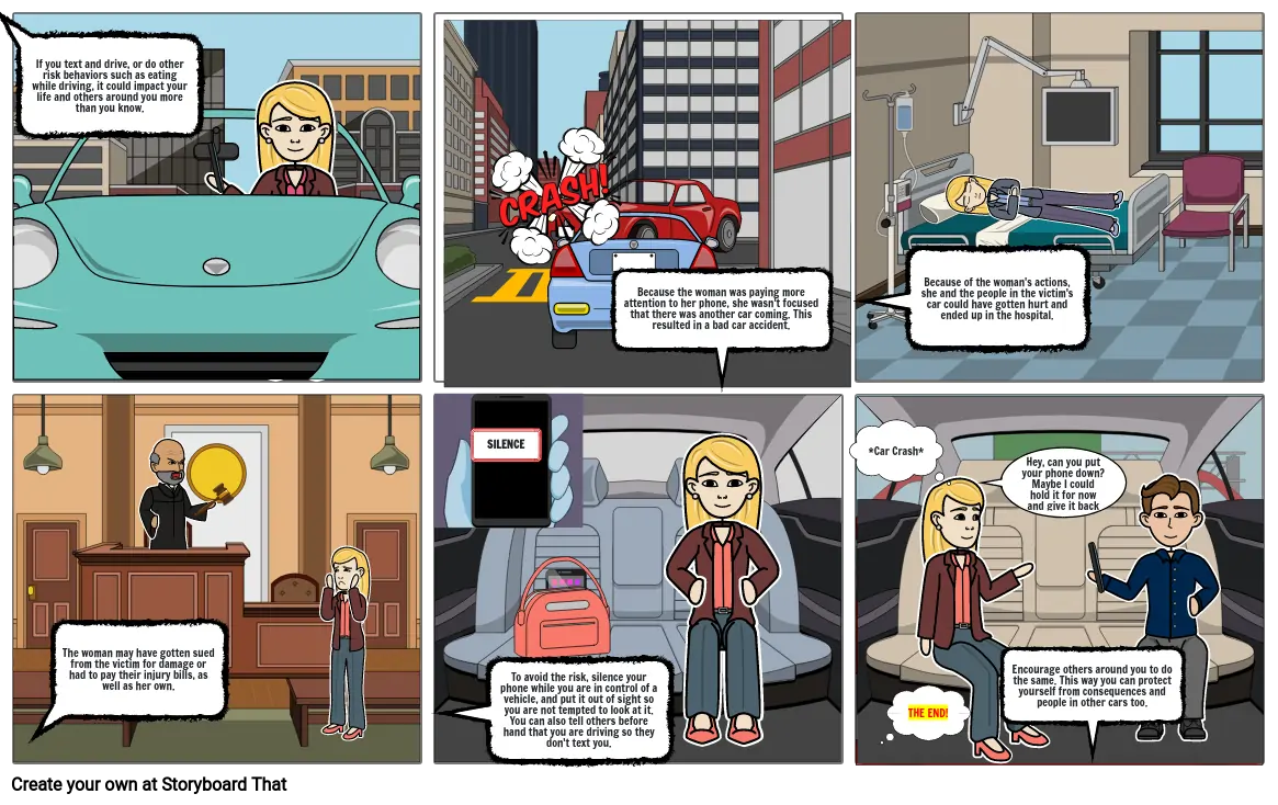 Risk Behavior Comic Strip